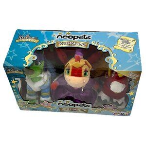 Neopets Royal Gelert, Scorchio & Uni Plush 3-Pack Toys R Us Exclusive NEW